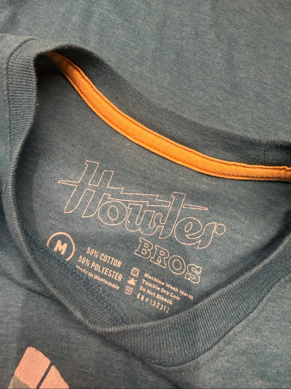 Howler Brothers Teal Throw with Multicolor Pelican Graphic
